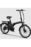 Soultech BIKE-001 Elektrikli Katlanır Bisiklet Siyah