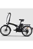 Soultech BIKE-001 Elektrikli Katlanır Bisiklet Siyah