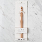 La Mia Whitewood 9 mm 15.5 cm Ahşap Yün Tığ