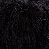 Loren Luna Tavşan Tüyü Siyah El Örgü İpi - R004 - 34002