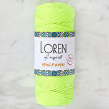 Loren Macrame Neon Sarı El Örgü İpi - L114