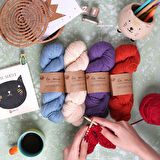 La Mia Natural Wool Antrasit El Örgü İpi - L900 - 34397