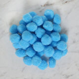 LOREN CRAFTS 2 CM 100 ADET MAVİ PONPON