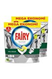 Fairy Platinum Limon Kokulu 180 Yıkama Tablet Bulaşık Makinesi Deterjanı 2x90 Adet 