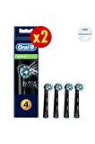 Oral-B Diş Fırçası Yedek Başlığı Cross Action Siyah 8 Adet