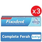 Fixodent Complete Ferah Diş Protez Yapıştırıcı Krem 47grX3