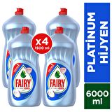Fairy Platinum Hijyen Sıvı Elde Yıkama Deterjanı 6 lt 