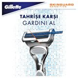 Gillette Skinguard Yedek Tıraş Bıçağı 4'Lü (3 Al 2 Öde)+4Lü Kalem Pil Hediyeli
