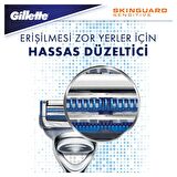 Gillette Skinguard Yedek Tıraş Bıçağı 4'Lü (3 Al 2 Öde)+4Lü Kalem Pil Hediyeli