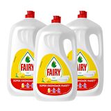 Fairy Limonlu Sıvı Elde Yıkama Deterjanı 3 x 2600 ml 