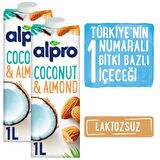 Alpro Hindistan Cevizli & Badem Sütü 2x1L