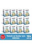 Danone Bitkisel Yağlı Krema 200 ml x 12 Adet