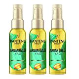 Pantene Doğal Sentez Saç Bakım Serumu Argan Yağlı Elixir 100 ml x3