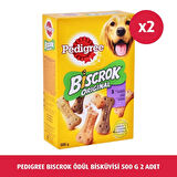 Pedigree Biscrok Ödül Bisküvisi 500 G 2X