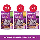 Whiskas Tasty Mix Avantaj Paketi 85 G X 9