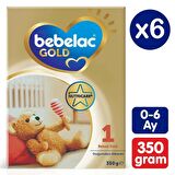 Gold 1 Bebek Sütü 6X350 G 0-6 Ay Avantaj Paket
