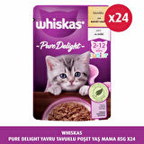 WHİSKAS  YAVRU TAVUKLU 85 GR 24X