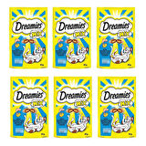 Dreamies Mix Peynirli ve Somonlu 60 gr 6'lı Kedi Ödül Maması