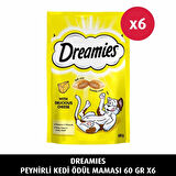 Dreamies Peynirli 60 gr 6'lı Kedi Ödül Maması