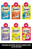 Dreamies Kedi Ödül Maması Karışık Paket 60 Gr X 36 Adet