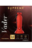Supreme Trimmer Kırmızı Vader Clipper Tıraş Makinesi – BLDC Motorlu 210 Dakika Kullanım Tıraş Makinesi