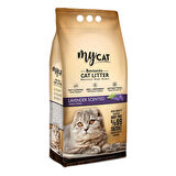 MYCAT (10 LT) TOPAKLANAN BENTONİT KEDİ KUMU LAVANTA KOKULU (İNCE TANE)