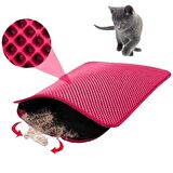 Perfect Elekli Kedi Kumu Paspası Kırmızı 60X40 cm