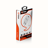 Ktools ZX-1U13 Lightning Hızlı Şarj Aleti Beyaz