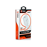 Ktools ZX-2U30T USB Hızlı Şarj Aleti Beyaz