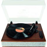 KTOOLS LONG PLAY LABEL BROWN TURNTABLE
