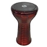 Döküm Darbuka Desenli Bordo Dddwrd