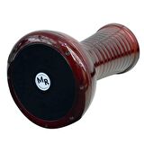 Döküm Darbuka Desenli Bordo Dddwrd