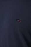 BROTHERS ERKEK BİSİKLET YAKA  LOGO NAKIŞLI BASIC LİKRA SÜPREM T-SHIRT LACİVERT
