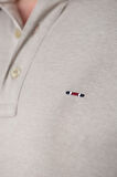 BROTHERS ERKEK POLO YAKA LOGO NAKIŞLI MERSERİZE T-SHIRT BEJ
