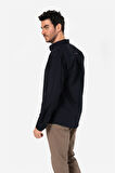 BROTHERS ERKEK COMFORT FIT BASIC UZUN KOL TEK CEPLİ YIKAMALI GABARDİNGÖMLEK KANSAS LS LACİVERT B01.242.427