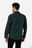BROTHERS ERKEK COMFORT FIT BASIC UZUN KOL TEK CEPLİ YIKAMALI GABARDİNGÖMLEK KANSAS LS ORMAN YEŞİLİ B01.242.427