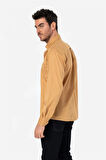 BROTHERS ERKEK COMFORT FIT BASIC UZUN KOL TEK CEPLİ YIKAMALI GABARDİNGÖMLEK KANSAS LS HARDAL SARISI B01.242.427