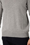 BROTHERS ERKEK STANDART KALIP BİSİKLET YAKALI BASIC  TRİKO KAZAK CUSTER GRİ B05.242.539