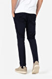 BROTHERS ERKEK NORMAL KESİM BELİ LASTİKLİ VE İPLİ YAN CEPLİ GABARDİN DOKUMA PANTOLON GROTTI KOYU LACİVERT B03.242.499