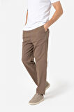 BROTHERS ERKEK RAHAT KESİM BELİ LASTİKLİ VE İPLİ BOL PAÇA YAN CEPLİ BAGGY PANTOLON ZANZI VİZON B03.242.501