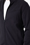 BROTHERS ERKEK RAHAT KESİM DİK YAKALI YANDAN CEPLİ ÇİFT TARAFLI FERMUARLI  SWEATSHIRT JAMES LACİVERT B06.242.692
