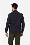 BROTHERS ERKEK RAHAT KESİM DİK YAKALI YANDAN CEPLİ ÇİFT TARAFLI FERMUARLI  SWEATSHIRT JAMES LACİVERT B06.242.692
