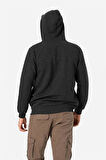 BROTHERS ERKEK RAHAT KESİM KAPÜŞONLU YANDAN CEPLİ  LOGO NAKIŞLI  SWEATSHIRT JABBAR ANTRASİT B06.242.693