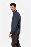 BROTHERS ERKEK COMFORT FIT UZUN KOL TEK CEPLİ FLANEL GÖMLEK HUN LS LACİVERT B01.242.529