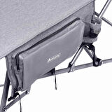 Letto Katlanabilir Kamp Yatağı & Kampet - Orcamp -Cepli - Gri - OUT-2361