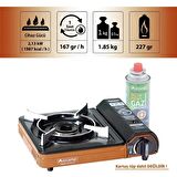 Orcamp Tekli Portatif Kamp Ocak Gaz Stop Emniyetli Taba CK 505