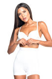 Beyaz 7027 Ince Düşük Bel Boxer Korse Xxx