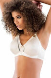 Kadın Ten Telsiz Kalın Askı Minimizer Toparlayıcı Sütyen 120