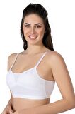 Beyaz Emay 1423 Modal Cotton Kaplı Büstiyer-XL