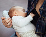 Babyjem Emzirme Yastığı Gri Çiçek